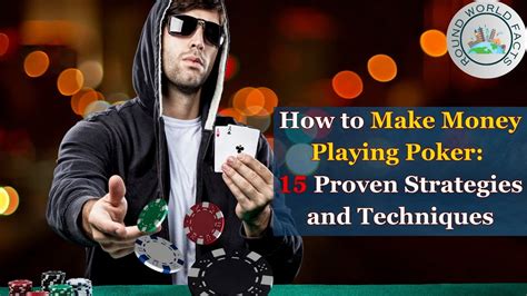 How to Make Money Playing Poker: A Strategic Guide .
